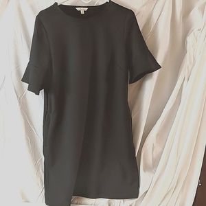 All for color black midi dress